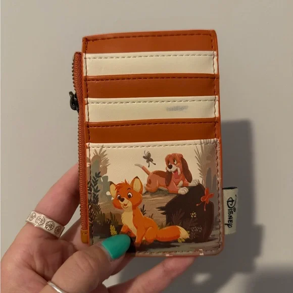 Limited Edition Loungefly Disney Fox and the Hound Backpack and Wallet - Picture 2 of 6